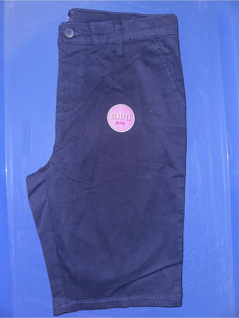 Place Navy Stretch Kids Shorts